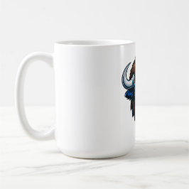 Bison mit großen Hörnern Kaffeetasse