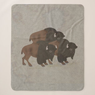 Bison Sherpa Blanket Sherpadecke