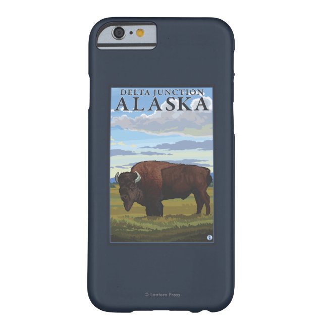 Bison-Szene - Deltakreuzung, Alaska Case-Mate iPhone Hülle (Rückseite)