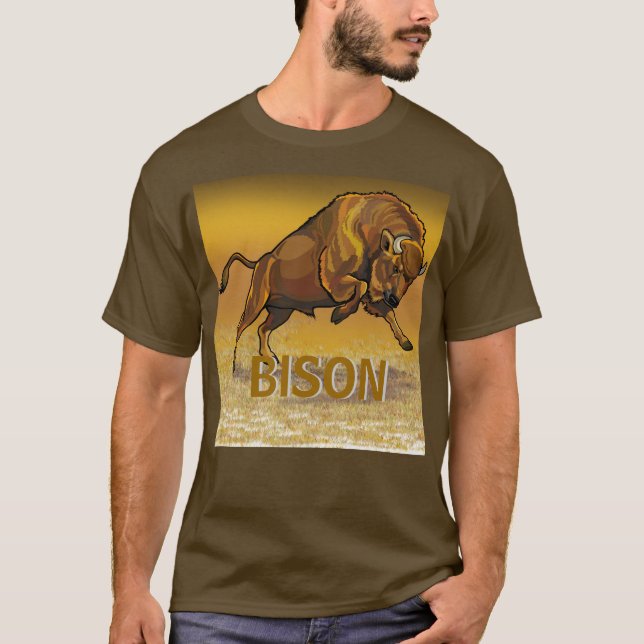 Bison T-Shirt (Vorderseite)