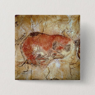 Bison von den Altamira Höhlen Button