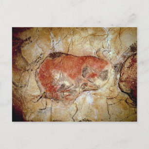 Bison von den Altamira-Höhlen Postkarte
