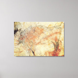 Bison, von den Höhlen bei Altamira, c.15000 BC Leinwanddruck
