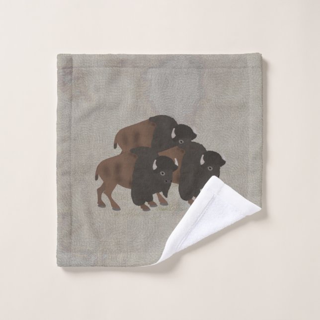 Bison Wash Tuch (Waschlappen)