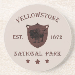 Bison Yellowstone-Nationalpark Getränkeuntersetzer