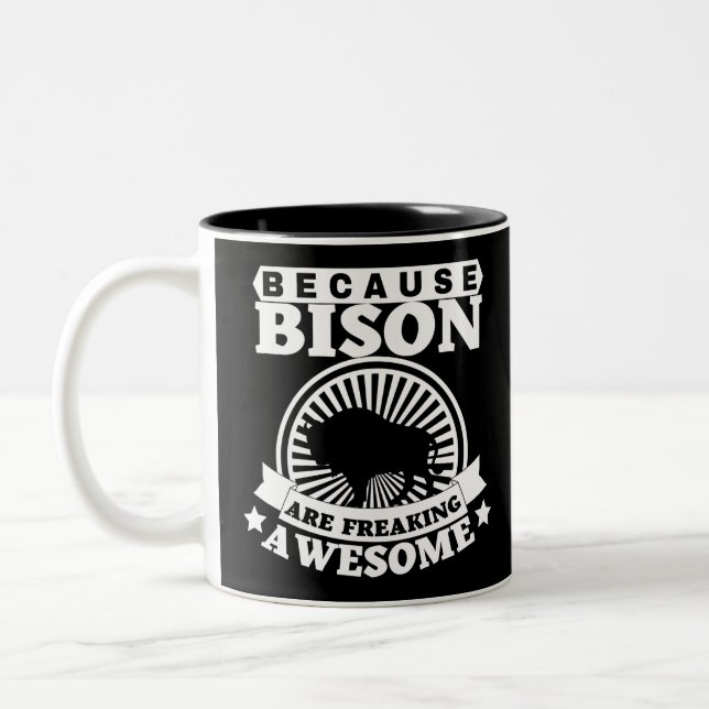 BISON ZWEIFARBIGE TASSE (Links)