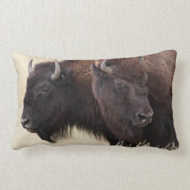 Bisonfreundschaft Lendenkissen