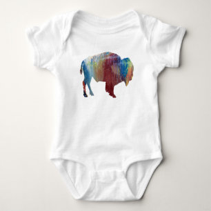 Bisonkunst Baby Strampler