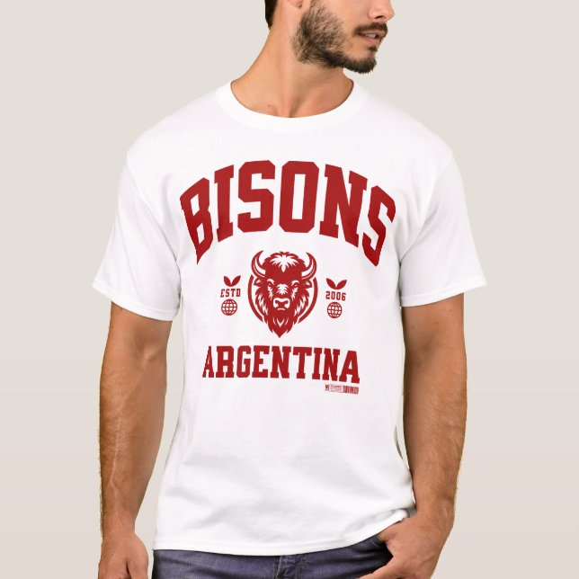 Bisons Argentina – Urban Wild Power T-Shirt (Vorderseite)
