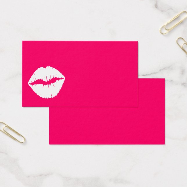 Bisou rose et blanc (Bureau)