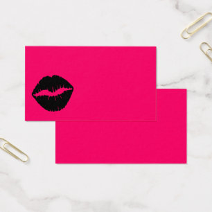 Bisou rose et noir