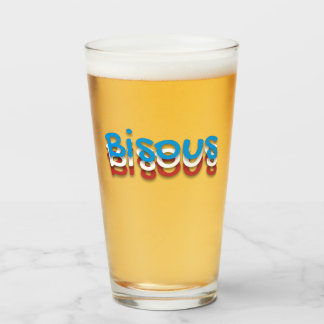 Bisous (Küsse) Glas
