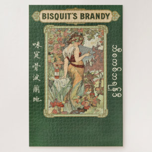 Bisquit's Brandy Elegance: Alphonse Mucha