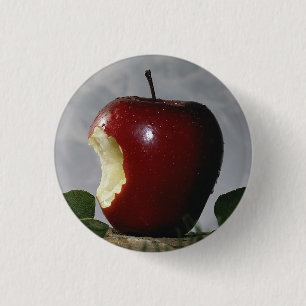 Biss aus Apfel! Button