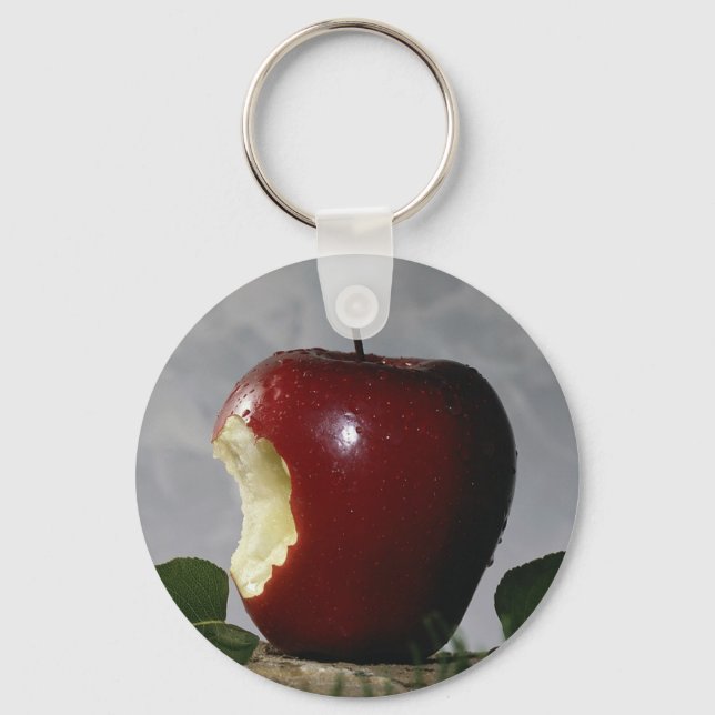 Biss aus Apfel! Schlüsselanhänger (Vorderseite)
