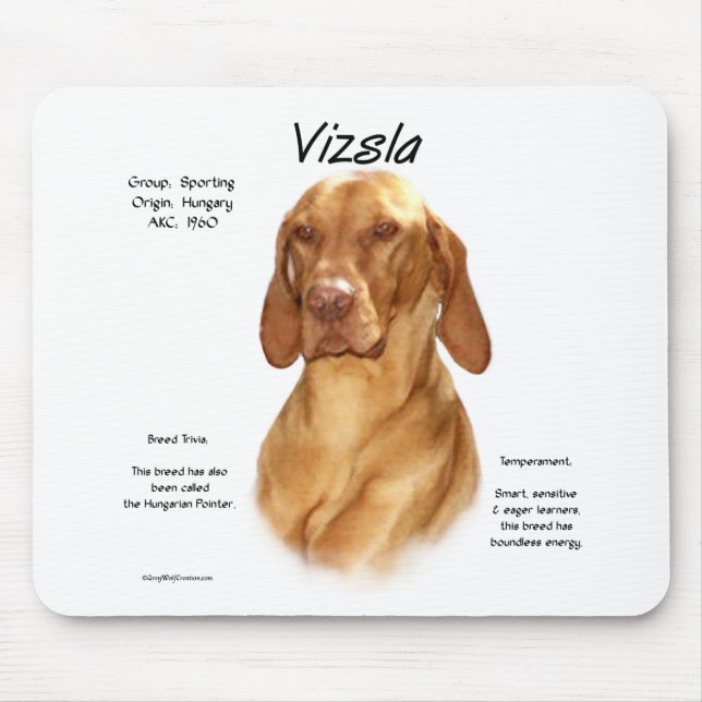 Bissla-Geschichtsdesign Mousepad (Vorne)