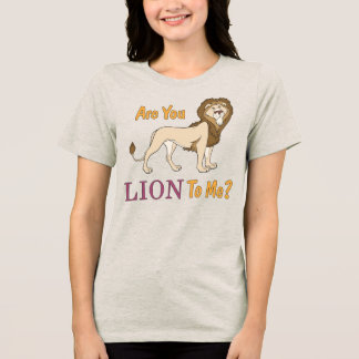 Bist du auf mich LIEBEN? Puff Tri-Blend Shirt