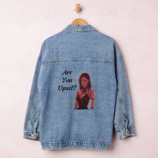 Bist du bestürzt? jeansjacke