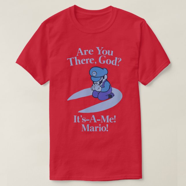 Bist du da Gott, ich bin es  T-Shirt (Design vorne)