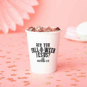 Bist du das Christliche Halloween-Fest? Pappbecher