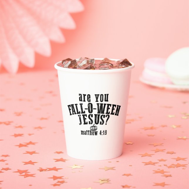 Bist du das Christliche Halloween-Fest? Pappbecher (Insitu)