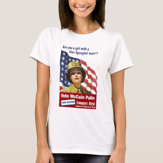 Bist du ein Mädchen mit einem sternengezinkten Her T-Shirt (Vorderseite)