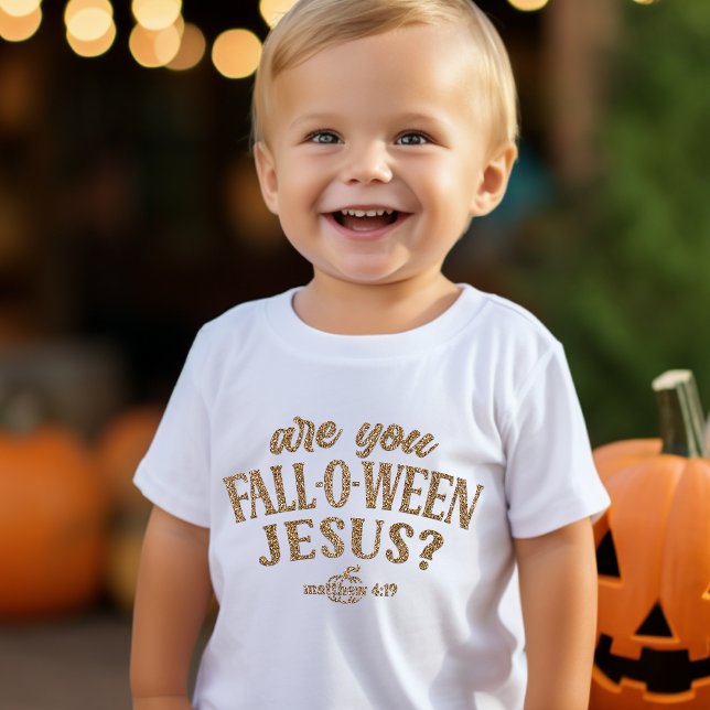 Bist du FALL-O-WEEN Jesus? Christlich Halloween T-Shirt (Von Creator hochgeladen)