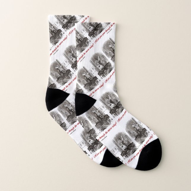Bist du heute durch den Spiegel gegangen? Wunderla Socken (Paar)
