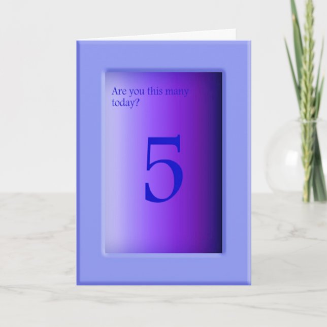 Bist du heute so viele? karte (Vorderseite)