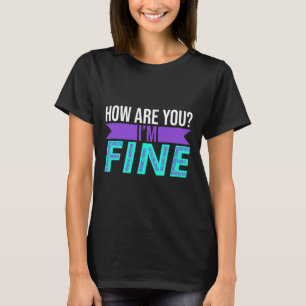 Bist du, ich bin ein schöner Augenblick der Suizid T-Shirt