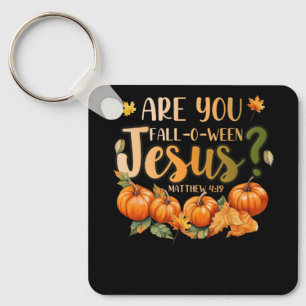 Bist du Jesus Christlicher Halloween-Teil? Schlüsselanhänger