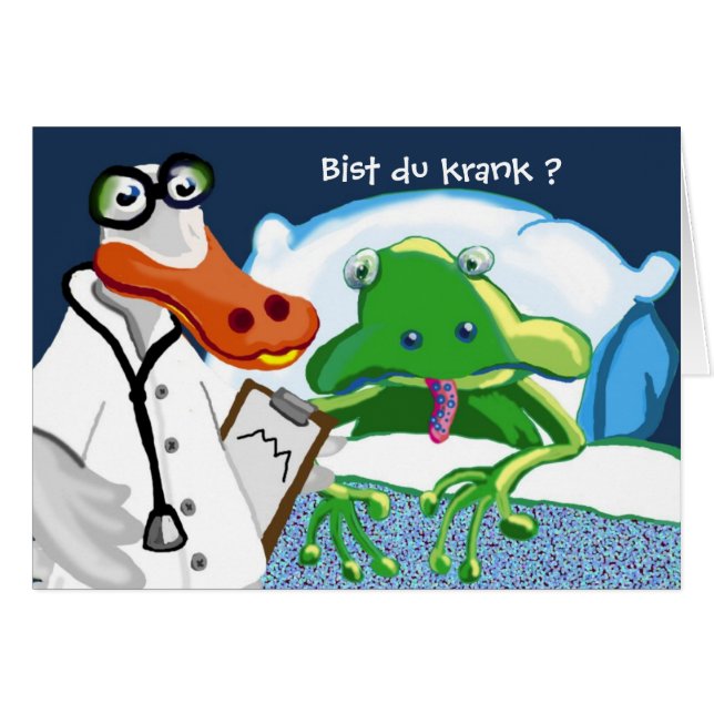 Bist du krank ? (Devant horizontal)