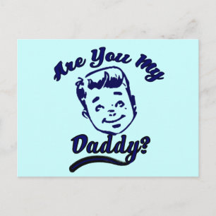 Bist du mein Daddy Kindergeld Anwalt Postkarte