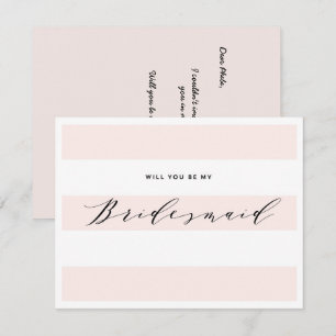Bist du meine Bridesmaid? Bridesmaid Einladung