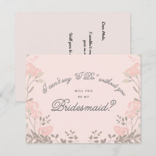 Bist du meine Bridesmaid? Bridesmaid Einladung