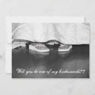 Bist du meine Bridesmaid? Bridesmaierkarte Einladung
