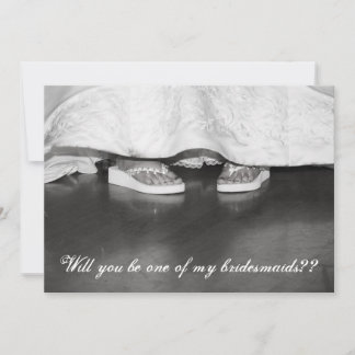 Bist du meine Bridesmaid? Bridesmaierkarte Einladung