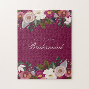Bist du meine Bridesmaid? Moody-Floral-Farbe