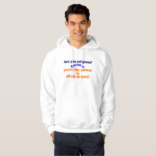 😁 ✔ Bist du religiös? Denn.. Funny Lieferwagen li Hoodie