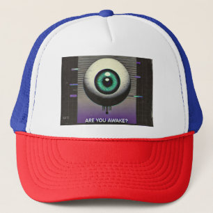 🧢 "Bist du wach?" Weirdcore Trucker Hat 🧢 Truckerkappe