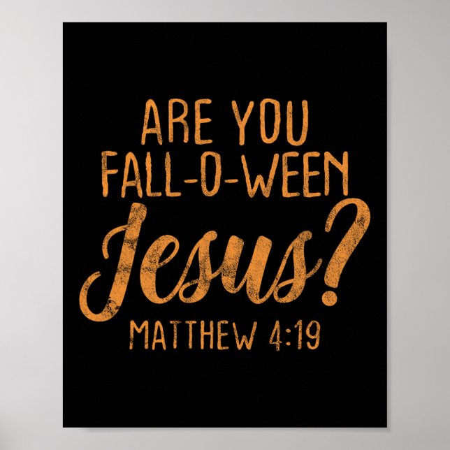 Bist du zwischen Jesus Christlicher Glaubenssinn? Poster (Vorne)