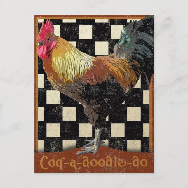 Bisto Rooster Postkarte (Vorderseite)