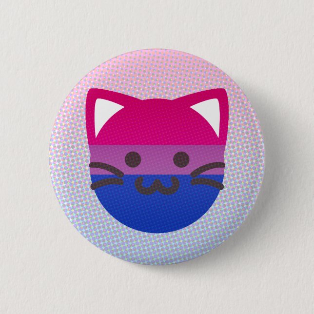 Bistolz-Katzenknopf Button (Vorderseite)