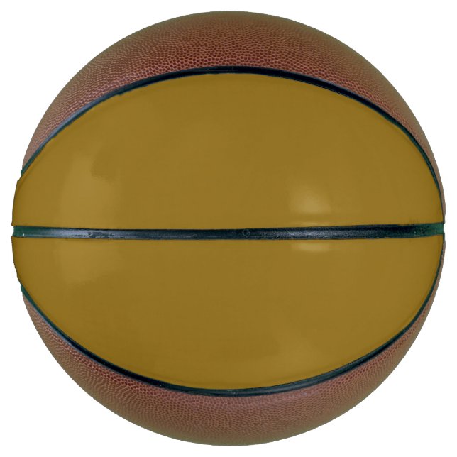 Bistre Brown (Vollfarbe) Basketball (Vorderseite)
