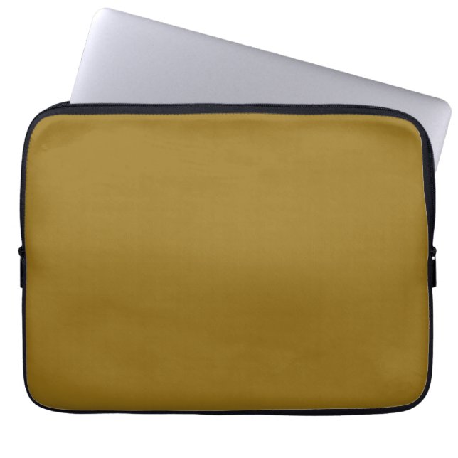 Bistre Brown (Vollfarbe) Laptopschutzhülle (Vorderseite)