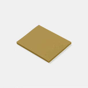 Bistre Brown (Vollfarbe) Post-it Klebezettel