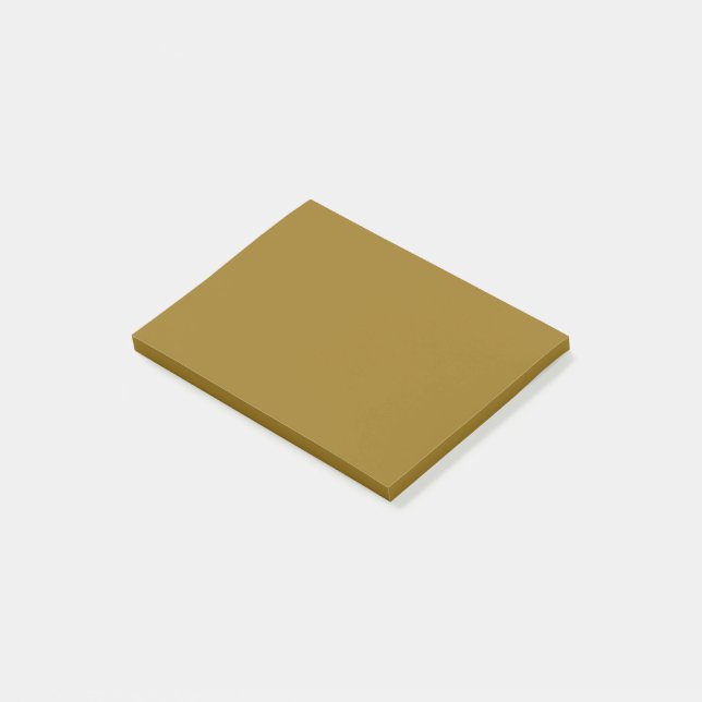 Bistre Brown (Vollfarbe) Post-it Klebezettel (angewinkelt)