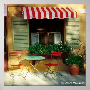Bistro - Canvas Print Poster