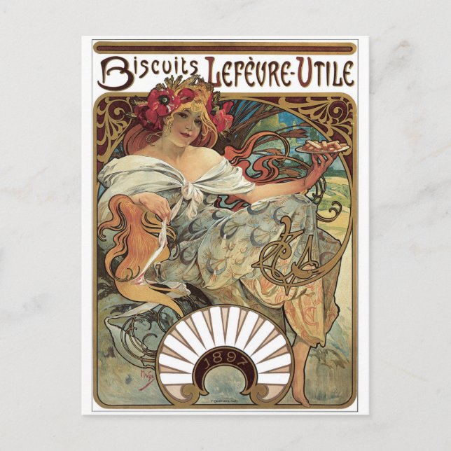 Bisuits Lefevre-Utile Postkarte (Vorderseite)