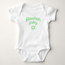 Bitachon Baby Green Bodysuit Strampler